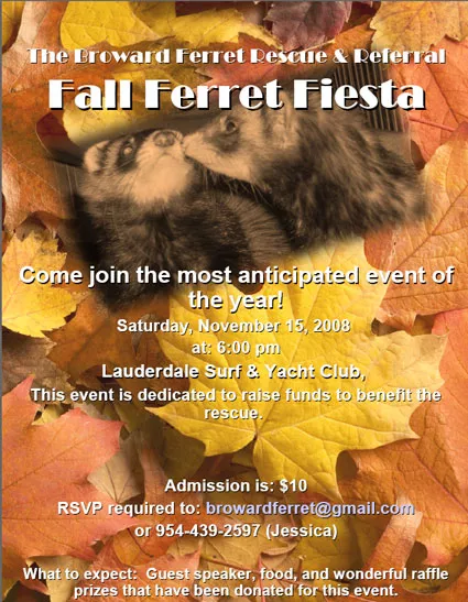 Fall Ferret Fiesta